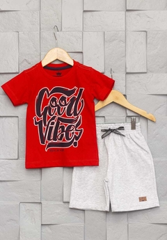 Conjunto Moletom Good Vibes - Atelier kids