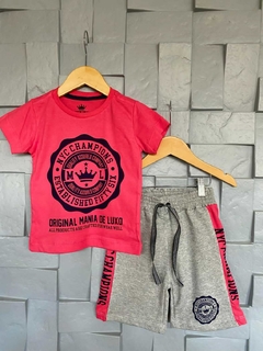 Conjunto Bermuda Moletom NY Champions