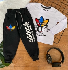 Conjunto Calça Moletom Adidas