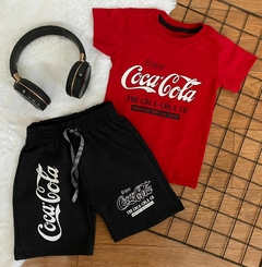 Conjunto Bermuda Coca Cola