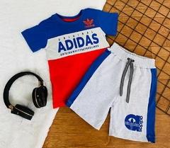 Conjunto Bermuda 3 cores Adidas