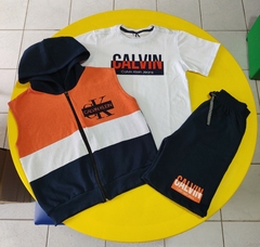 Trio Moletom Calvin Klein Marinho