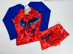 Conjunto de Proteção UV Homem Aranha