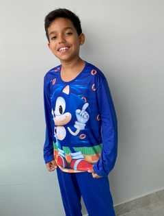 Pijama de calça Sonic