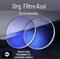 Orgánico filtro azul con antireflejo stock extendido $60.000 valor contado efectivo o transferencia consultanos Moya-Lens - comprar online