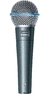 Microfone para Voz Principal e Backing Vocal Shure Beta-58a