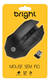 Mouse Sem Fio Bright Áustria 0053 1200dpi Ergonômico Preto - UM SHOP