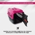 Caixa De Transporte Cachorro Gato Coelho Rosa/preto N3 52cm na internet