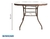 Conjunto Jardim Win Home 4 Cadeiras, Mesa, Guarda-sol Bege - UM SHOP