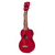 Ukulele Soprano Acústico Mahalo Kahiko MK1TRD Vermelho com Capa - loja online