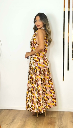 Vestido Malbec Geométrico - comprar online