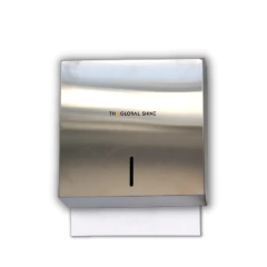 Dispenser para toallas intercaladas servilletas papel acero