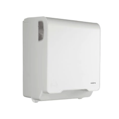 Imagen de DISPENSER AUTOCORTE PARA TOALLA EN ROLLO BLANCO
