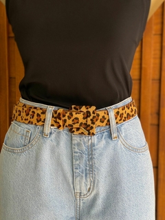 CINTO COURO ANIMAL PRINT - comprar online
