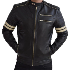 Campera Moto 100% Cuero Vacuno