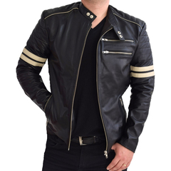 Campera Moto 100% Cuero Vacuno en internet