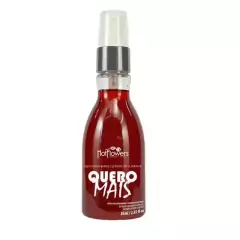 Quero Mais - Gel Para Massagem Corporal Beijável Chocolate Com Morango