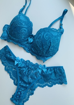 Conjunto Azul Turquesa