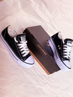 CONVERSE NEGRAS PLATAFORMA - KIRA.CLOTHESOK