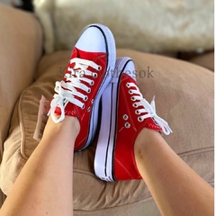 CONVERSE ROJAS PLATAFORMA