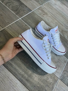 CONVERSE BLANCAS PLATAFORMA