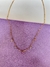 Choker Zircônia Colorida Gold