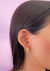 Argola micro Zirconia GOLD