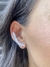 Brinco Ear Cuff C / pedra de zircônia no cristal - comprar online