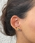 Brinco Ear Cuff C/Zircônia Colorida