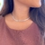 CHOKER DE MALHA LISA FINA