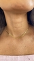 CHOKER CORAÇÃO VAZADO 35 CM