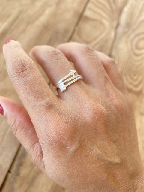 ANEL FLECHA COM VOLTAS LISA