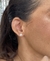 BRINCO ESTRELA ZIRCONIA CRISTAL/COLOR 7,7MM