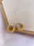 Brinco de Argola bolinhas Gold