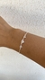 PULSEIRA CARTIER QUADR 2 CORAÇ P/ 1 CORAÇ G NO MEIO