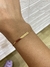 Pulseira C/Plaquinha escrito Gratidão