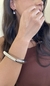 BRACELETE QUADRADO LISO RÓDIO