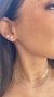 BRINCO EAR CUFF DOURADO C/2 ZIRCÔNIA - comprar online