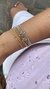 PULSEIRA CORDÃO BAIANO PRATA/DOURADO - comprar online