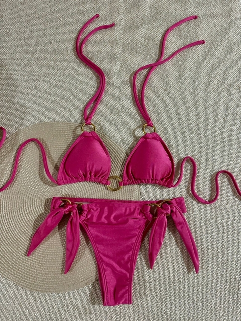 BIQUINI CORTININHA ROSA (40,00 ATACADO)
