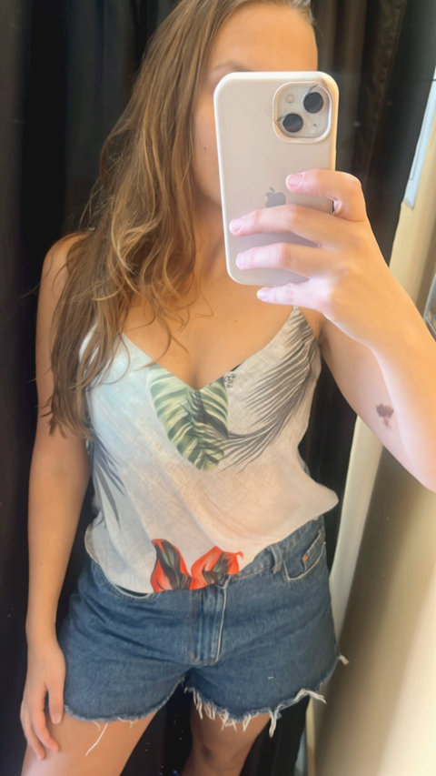 Regata Floral - Azul acinzentado