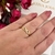 ANEL INFINITO COM ZIRCONIA FOLHEADO EM OURO 18K na internet