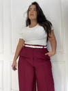 Blusa semi cropped