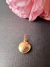 Pingente ouro amarelo agnus dei 10,5mm