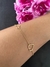 Pulseira ouro amarelo 4 corações vazados na internet