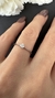 Anel ouro branco solitário 4 garras diamante 3mm - comprar online
