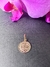 Pingente ouro amarelo medalha São Bento 11,5mm - comprar online