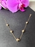 Pulseira ouro amarelo 5 bolas 5mm - comprar online