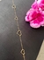 Pulseira ouro amarelo 4 corações vazados - comprar online