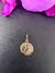Pingente ouro amarelo medalha São Bento 12mm